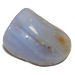 Blue Lace Agate tumble stone